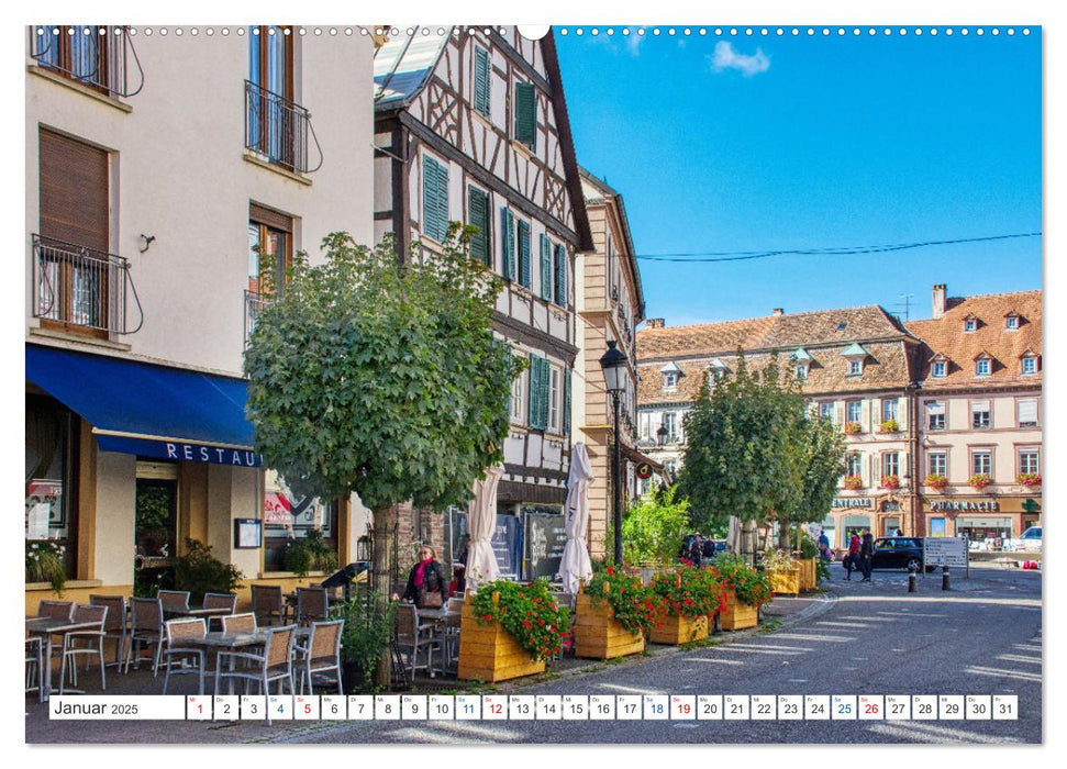Wissembourg - Das Elsass von seiner schönsten Seite (CALVENDO Wandkalender 2025)
