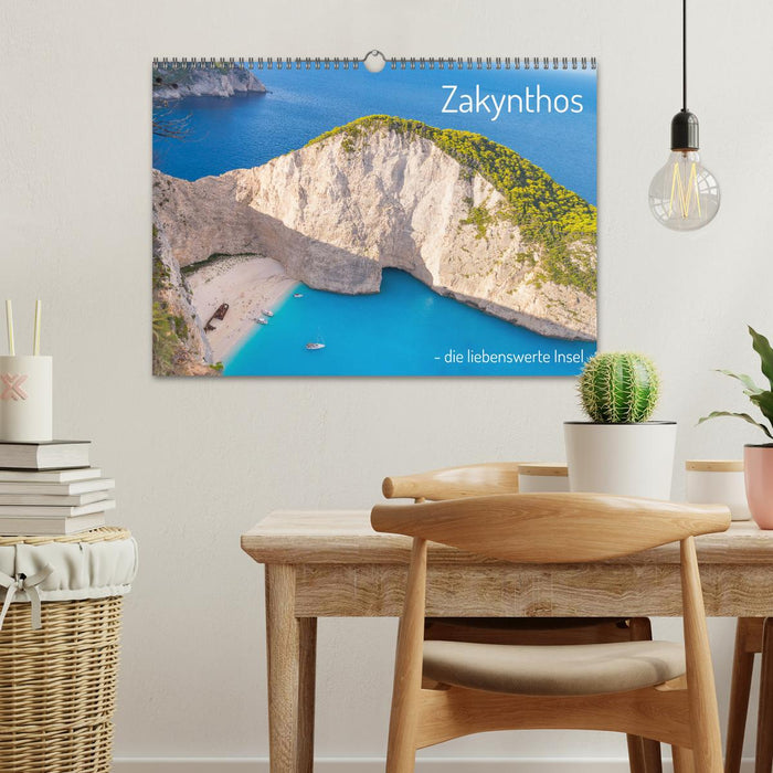 Zakynthos - die liebenswerte Insel (CALVENDO Wandkalender 2025)