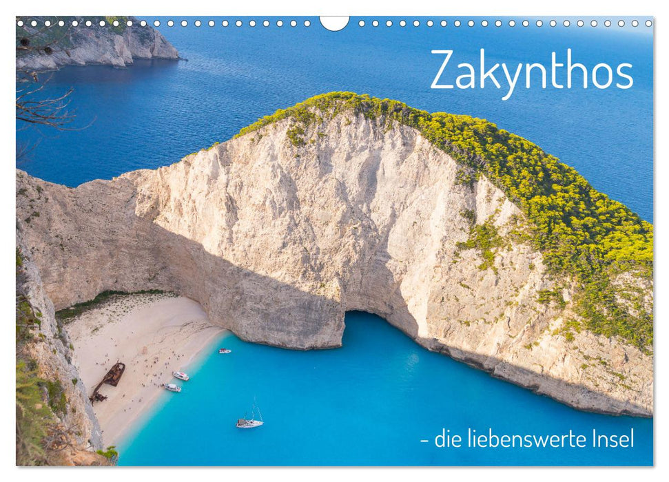 Zakynthos - die liebenswerte Insel (CALVENDO Wandkalender 2025)