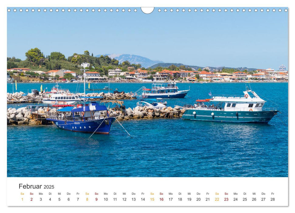 Zakynthos - die liebenswerte Insel (CALVENDO Wandkalender 2025)