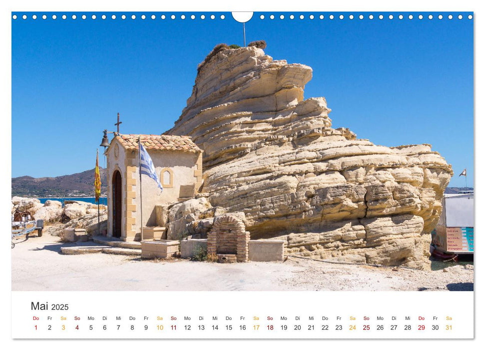 Zakynthos - die liebenswerte Insel (CALVENDO Wandkalender 2025)