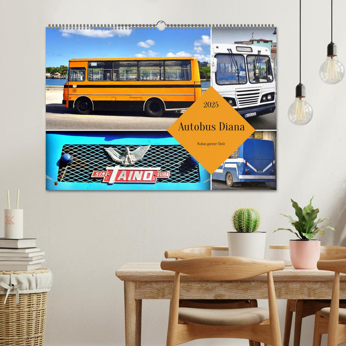 Autobus Diana - Kubas ganzer Stolz (CALVENDO Wandkalender 2025)