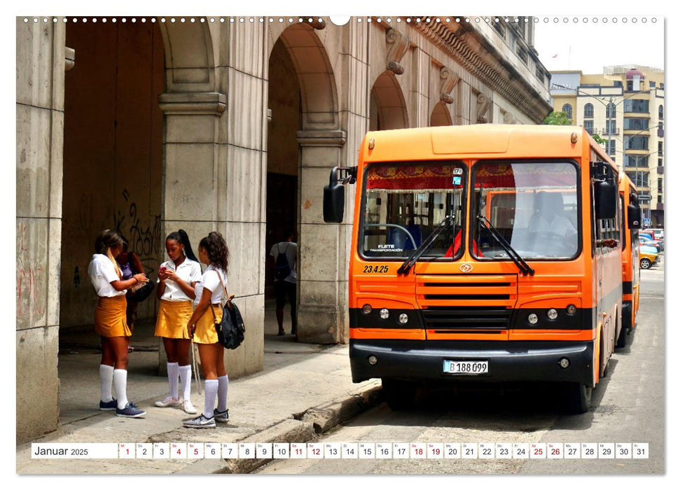 Autobus Diana - Kubas ganzer Stolz (CALVENDO Wandkalender 2025)