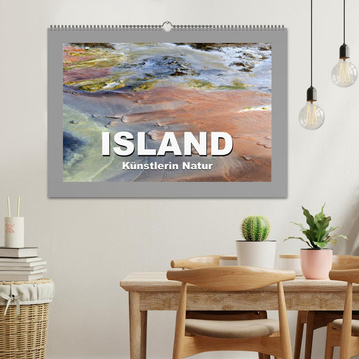 Island – Künstlerin Natur (CALVENDO Wandkalender 2025)