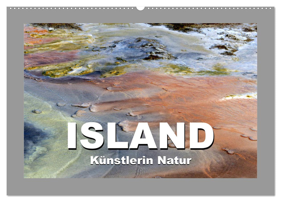 Island – Künstlerin Natur (CALVENDO Wandkalender 2025)