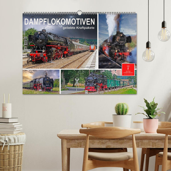 Dampflokomotiven - geliebte Kraftpakete (CALVENDO Wandkalender 2025)