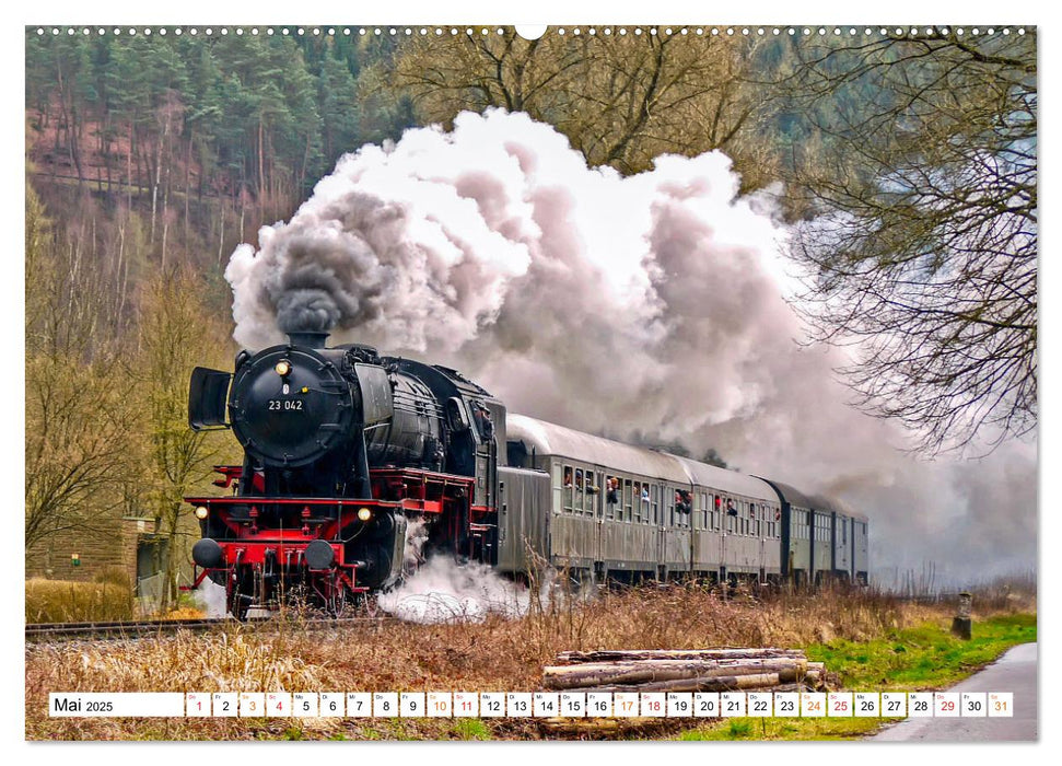 Dampflokomotiven - geliebte Kraftpakete (CALVENDO Wandkalender 2025)