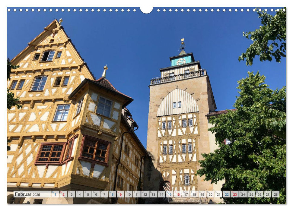 Fachwerk in Süddeutschland (CALVENDO Wandkalender 2025)