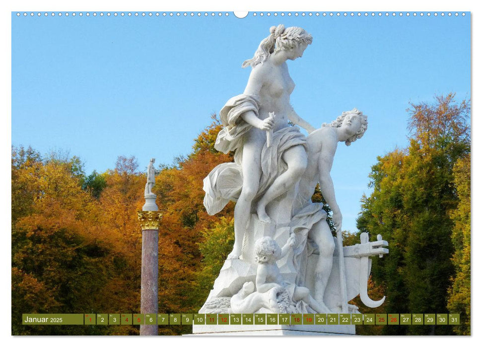 Malerischer Schlosspark Sanssouci (CALVENDO Premium Wandkalender 2025)