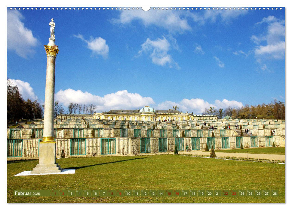 Malerischer Schlosspark Sanssouci (CALVENDO Premium Wandkalender 2025)