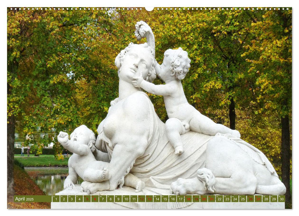 Malerischer Schlosspark Sanssouci (CALVENDO Premium Wandkalender 2025)