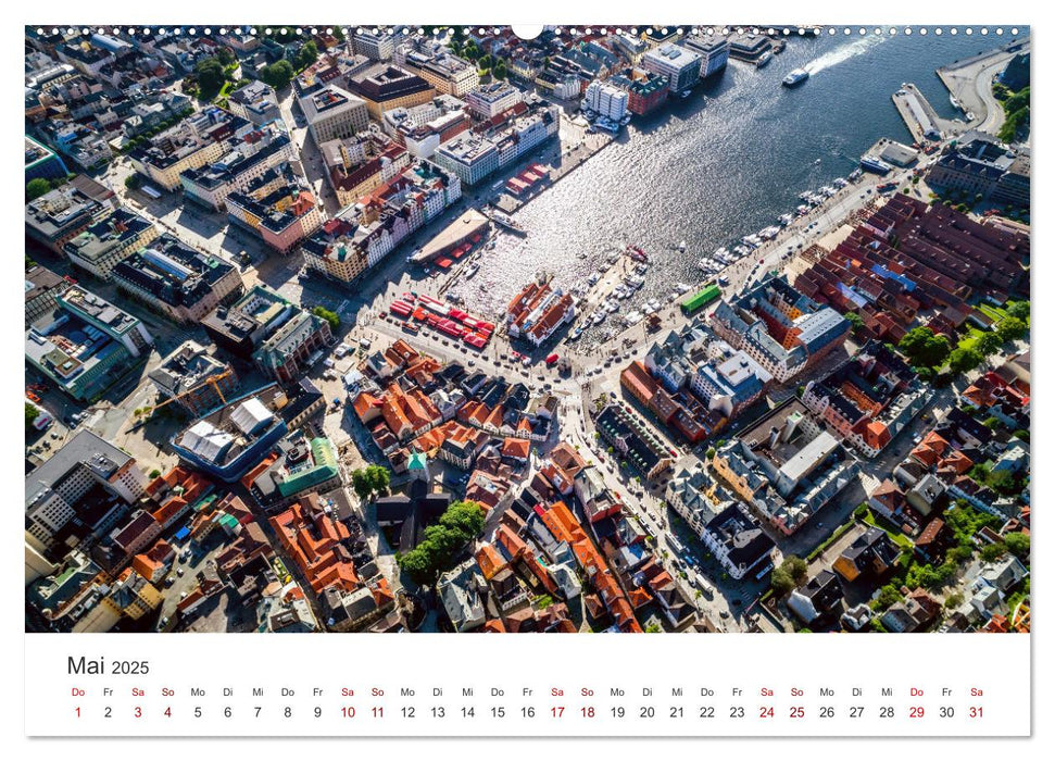 Norwegen Luftaufnahmen (CALVENDO Wandkalender 2025)