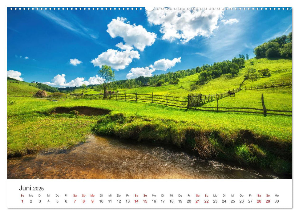 Rumänien - Zwischen Gebirgen und dem Meer. (CALVENDO Wandkalender 2025)