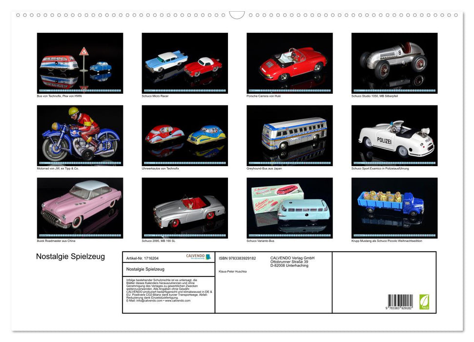 Nostalgie Spielzeug (CALVENDO Wandkalender 2025)