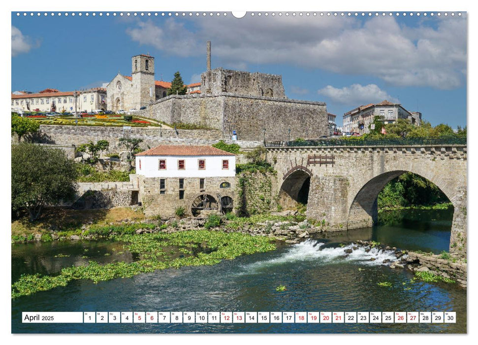 Unterwegs - Caminho Português. Zu Fuß auf dem Portugiesischen Jakobsweg (CALVENDO Wandkalender 2025)