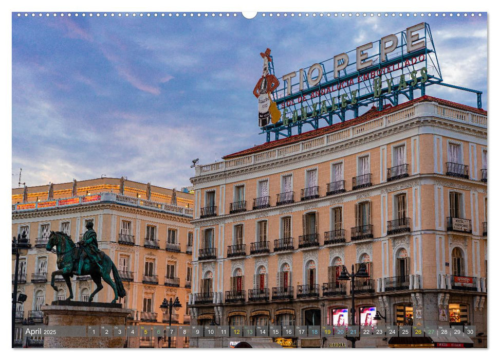 MADRID MONUMENTAL - Atemberaubende Architektur und kunstvolle Fassaden (CALVENDO Wandkalender 2025)