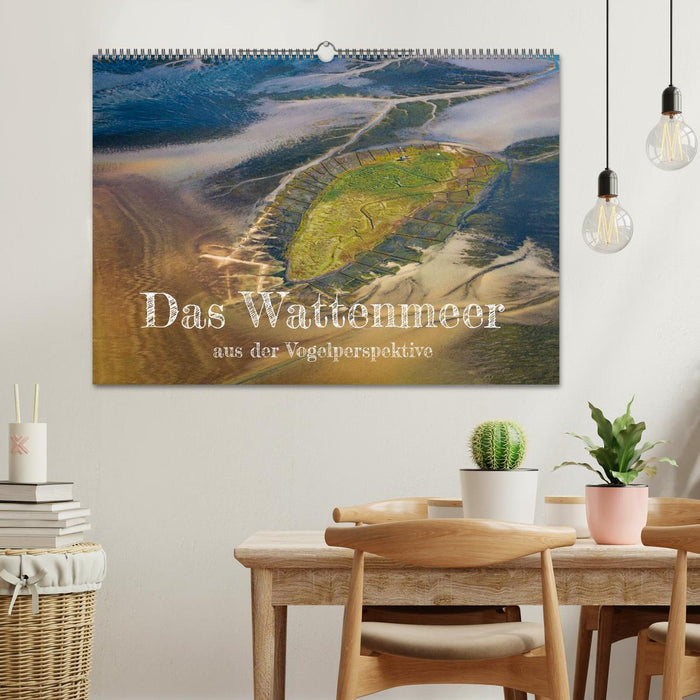 Das Wattenmeer aus der Vogelperspektive (CALVENDO Wandkalender 2025)