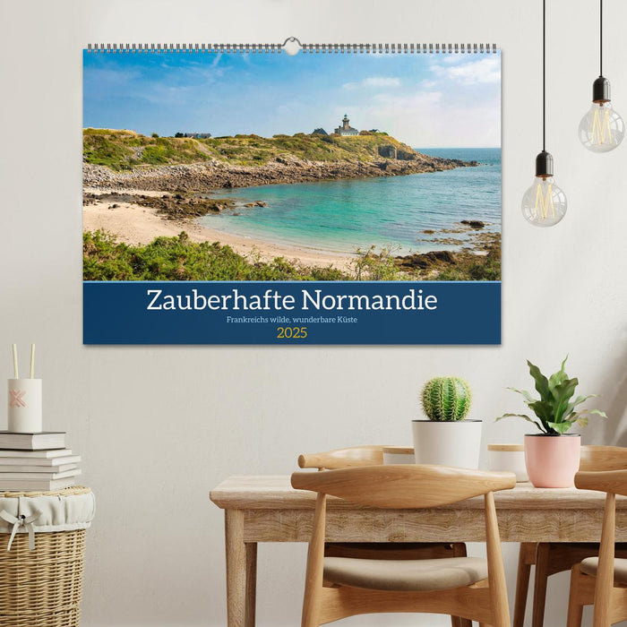 Zauberhafte Normandie: Frankreichs wilde, wunderbare Küste (CALVENDO Wandkalender 2025)