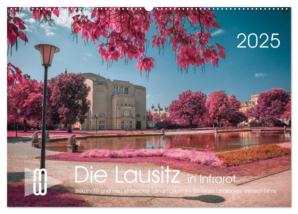 Die Lausitz durch den Infrarotfilter (CALVENDO Wandkalender 2025)