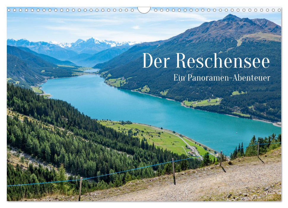 Der Reschensee - ein Panormanen-Abenteuer (CALVENDO Wandkalender 2025)