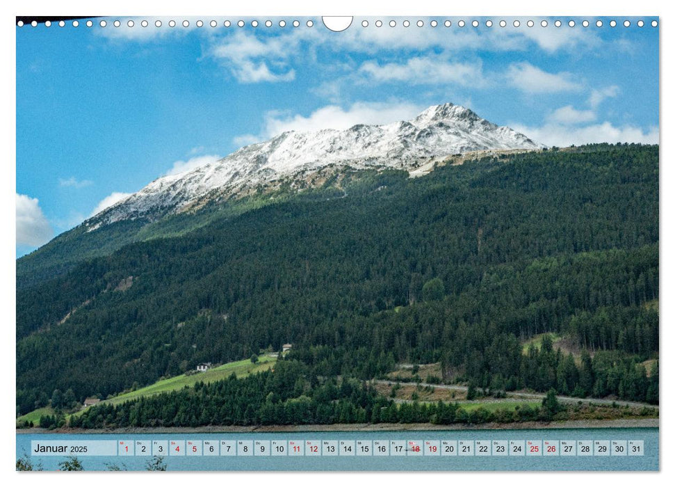 Der Reschensee - ein Panormanen-Abenteuer (CALVENDO Wandkalender 2025)