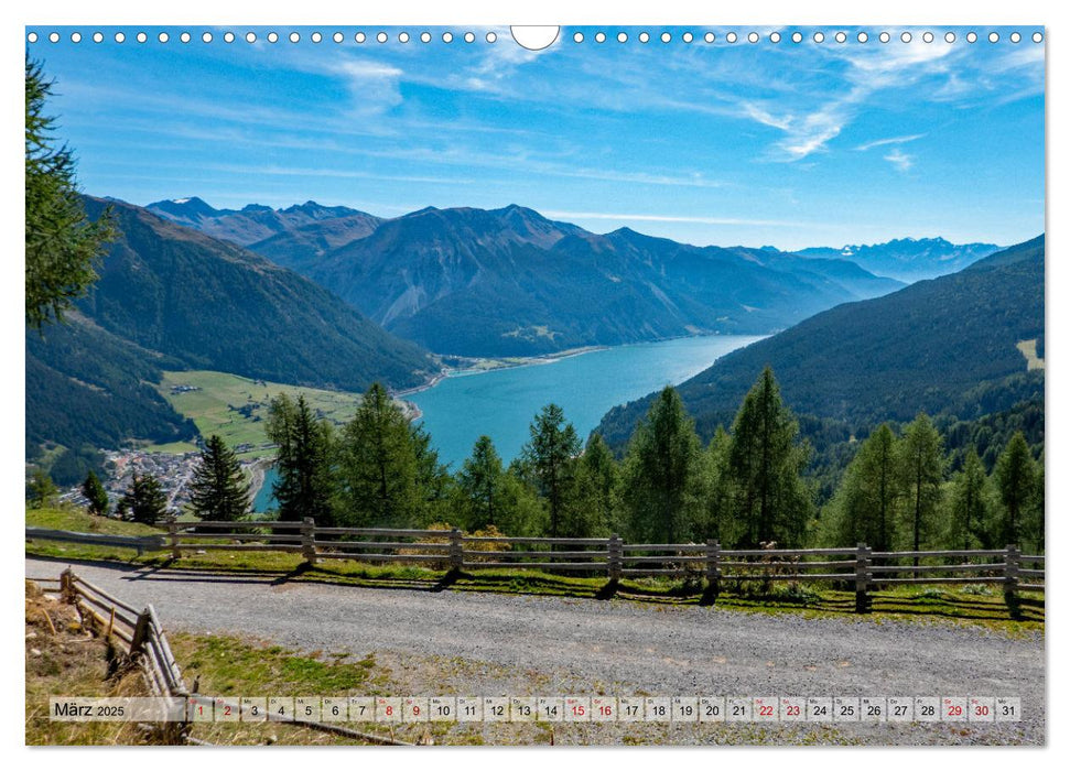 Der Reschensee - ein Panormanen-Abenteuer (CALVENDO Wandkalender 2025)