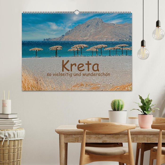 Kreta so vielseitig und wunderschön (CALVENDO Wandkalender 2025)