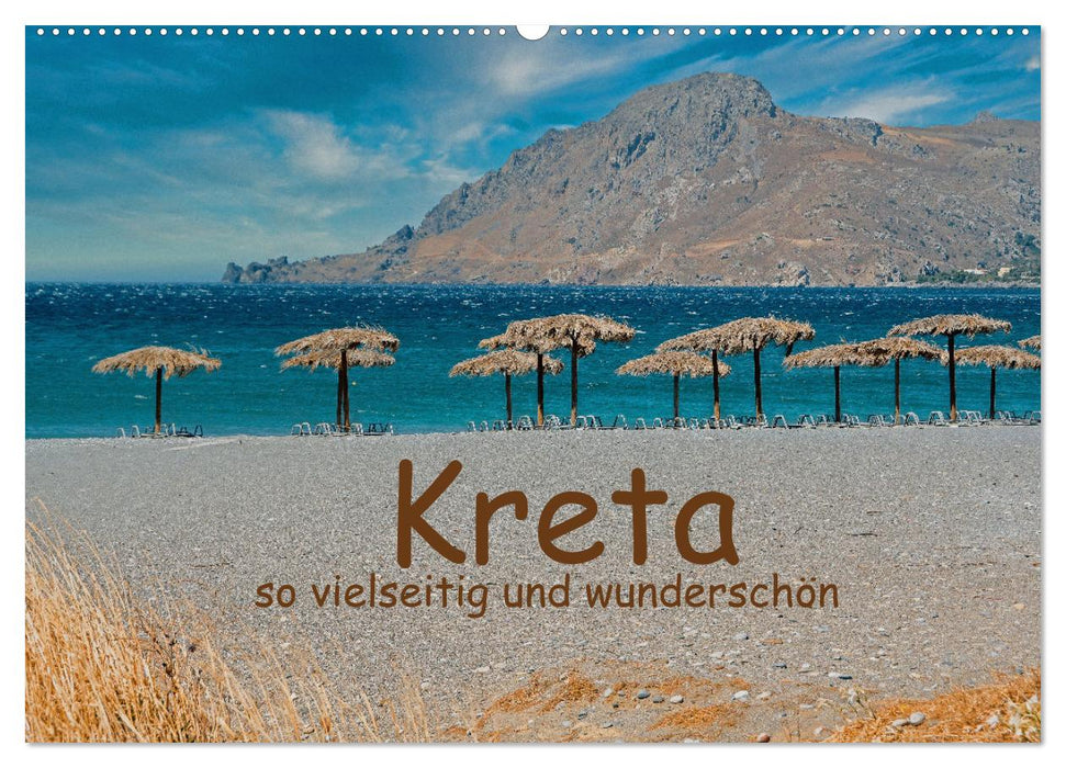 Kreta so vielseitig und wunderschön (CALVENDO Wandkalender 2025)