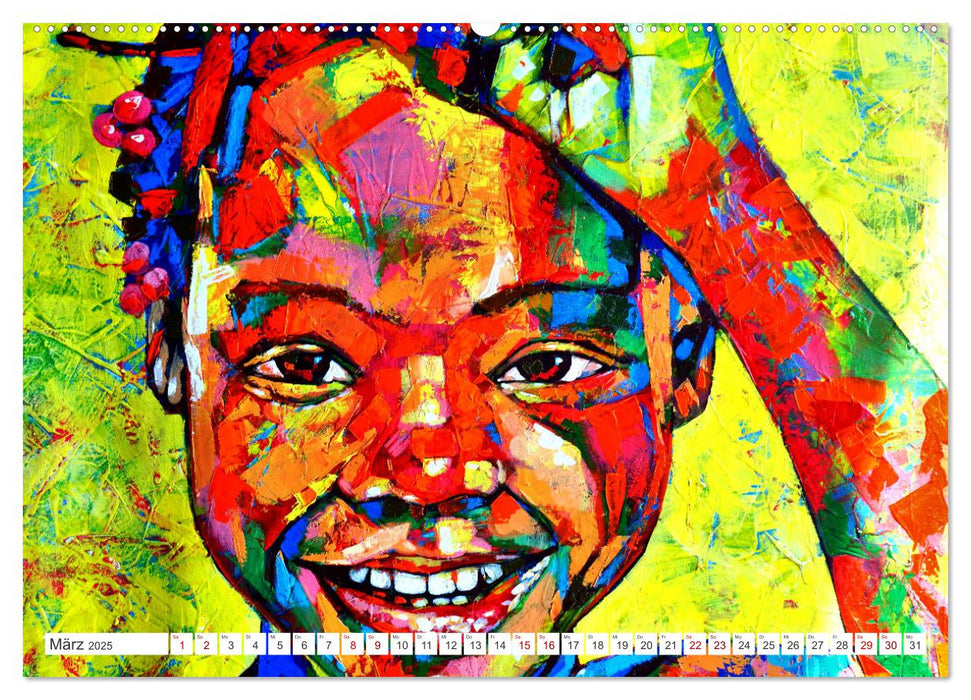 Faces of Cuba - Gesichter Kubas (CALVENDO Wandkalender 2025)