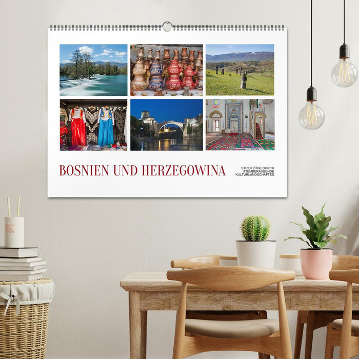 Bosnien und Herzegowina - Streifzüge durch atemberaubende Kulturlandschaften (CALVENDO Wandkalender 2025)