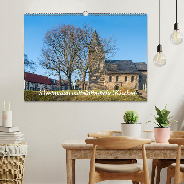 Dortmunds mittelalterliche Kirchen (CALVENDO Wandkalender 2025)