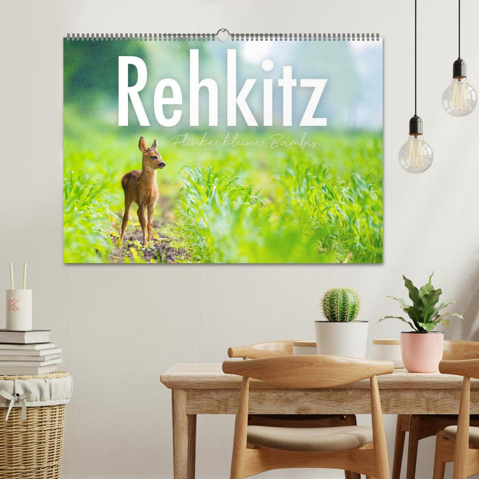 Rehkitz - Flinke kleine Bambis. (CALVENDO Wandkalender 2025)