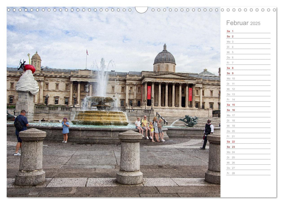 Besucht mal wieder London (CALVENDO Wandkalender 2025)