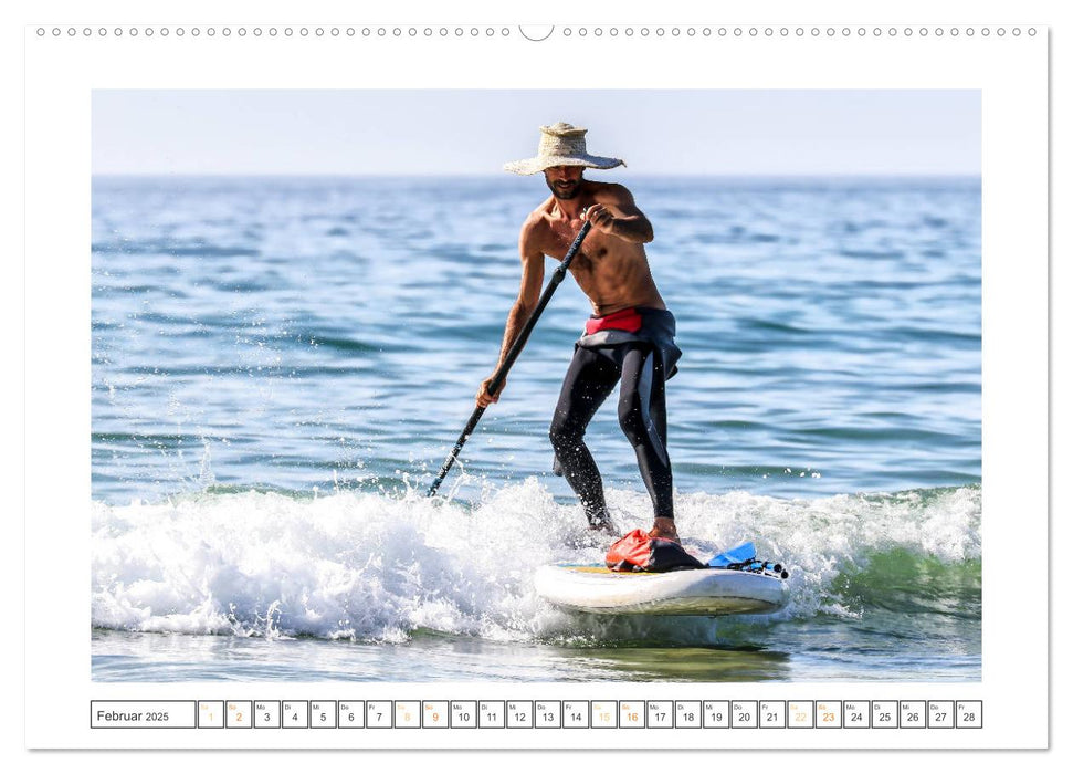 Wassersport - Spaß am Meer bei Wind und Wellen (CALVENDO Wandkalender 2025)