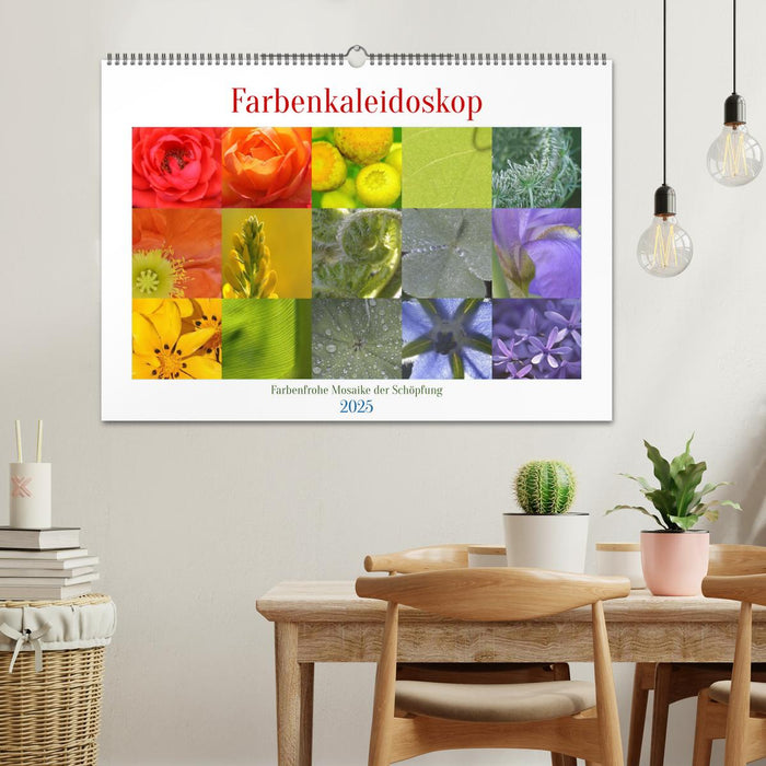 Farbenkaleidoskop (CALVENDO Wandkalender 2025)