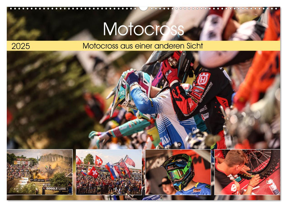 Motocross aus einer anderen Sicht (CALVENDO Wandkalender 2025)