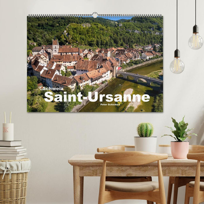 Schweiz - Saint-Ursanne (CALVENDO Wandkalender 2025)