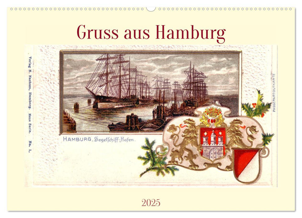 Gruss aus Hamburg (CALVENDO Wandkalender 2025)