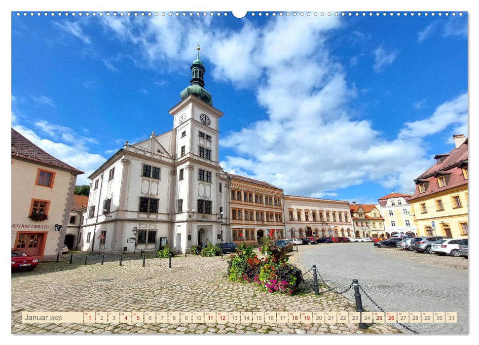 Loket - Das böhmische Rothenburg (CALVENDO Premium Wandkalender 2025)