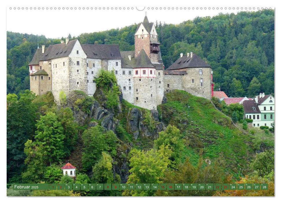 Loket - Das böhmische Rothenburg (CALVENDO Premium Wandkalender 2025)