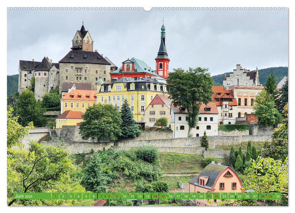 Loket - Das böhmische Rothenburg (CALVENDO Premium Wandkalender 2025)