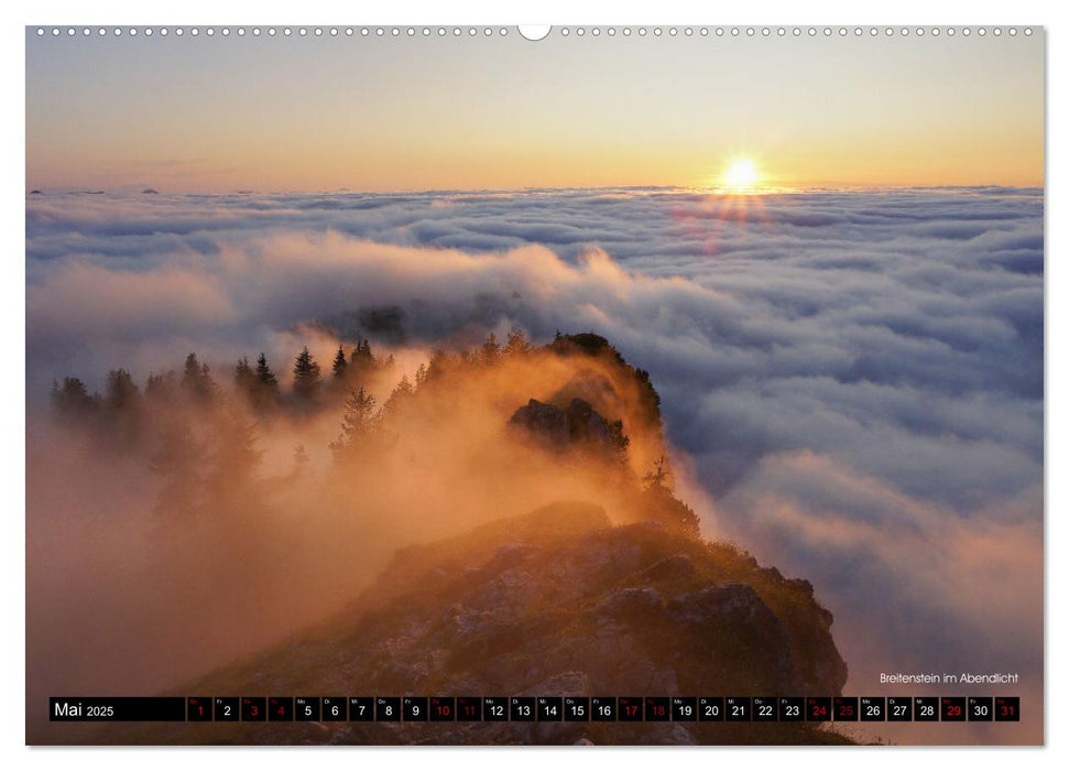 Magisches Licht der Berge (CALVENDO Wandkalender 2025)