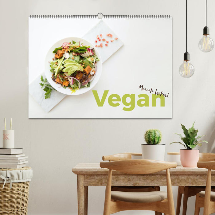 Vegan - Mmmh lecker! (CALVENDO Wandkalender 2025)