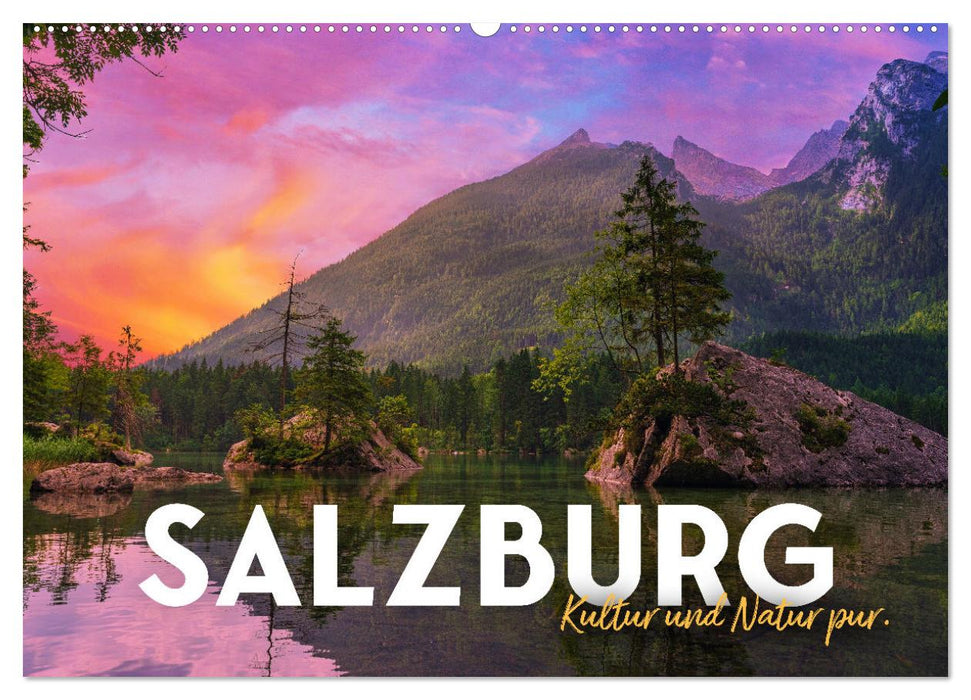 Salzburg - Kultur und Natur pur. (CALVENDO Wandkalender 2025)