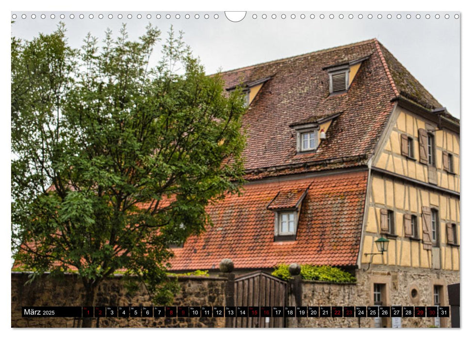 Rothenburg o.d. Tauber - Ansichten einer mittelalterlichen Stadt (CALVENDO Wandkalender 2025)