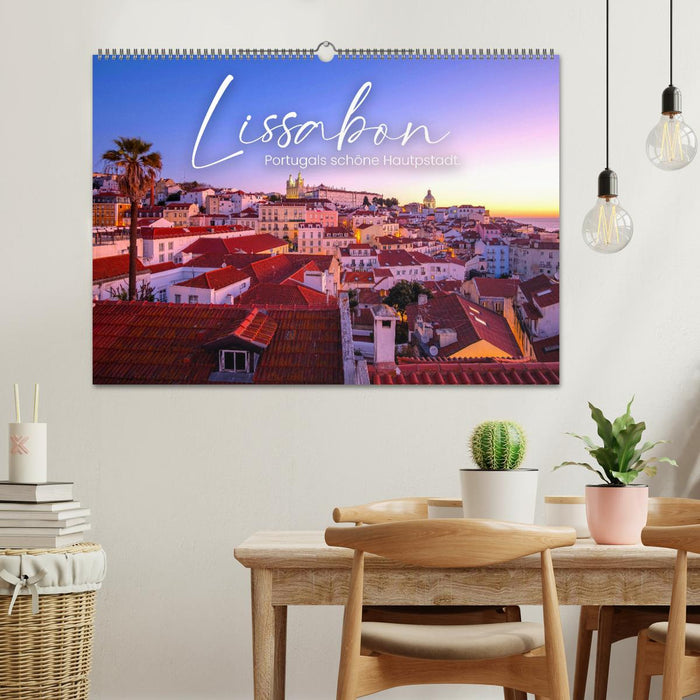 Lissabon - Portugals schöne Hauptstadt. (CALVENDO Wandkalender 2025)