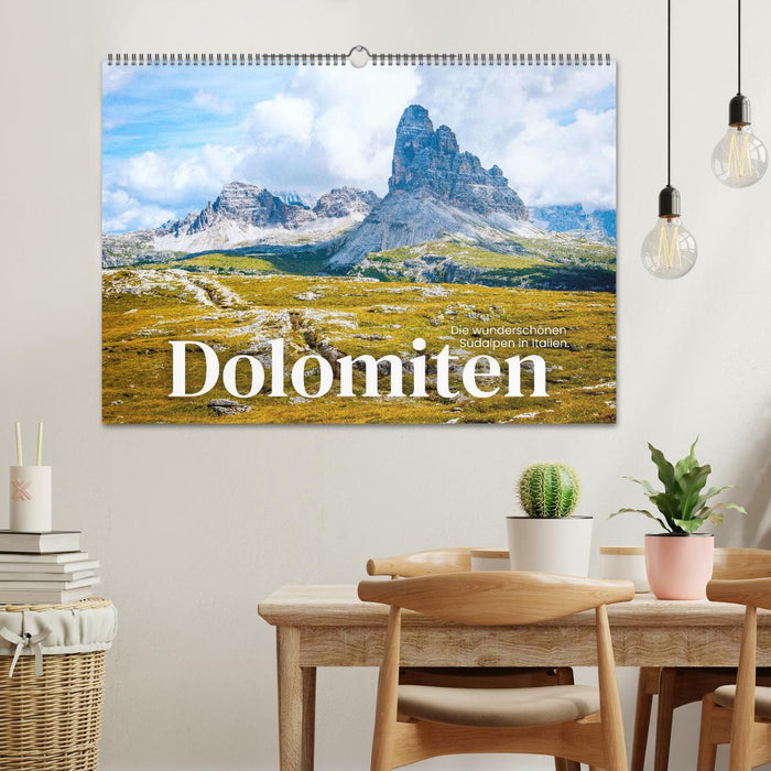 Dolomiten - Die wunderschönen Südalpen in Italien. (CALVENDO Wandkalender 2025)