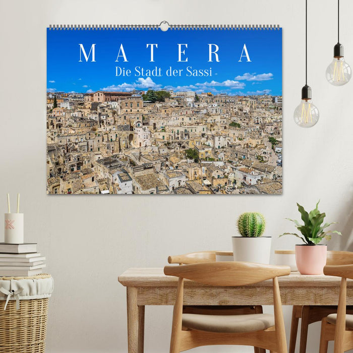 Matera - Die Stadt der Sassi (CALVENDO Wandkalender 2025)