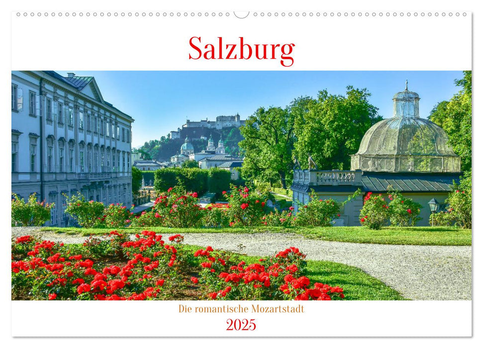 Salzburg - Die romantische Mozartstadt (CALVENDO Wandkalender 2025)