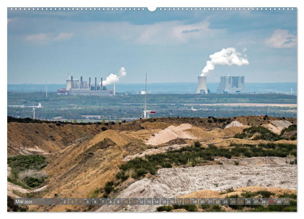 Alte und neue Energie im Rheinland - zwischen Braunkohletagebau und Windkraftanlagen (CALVENDO Wandkalender 2025)